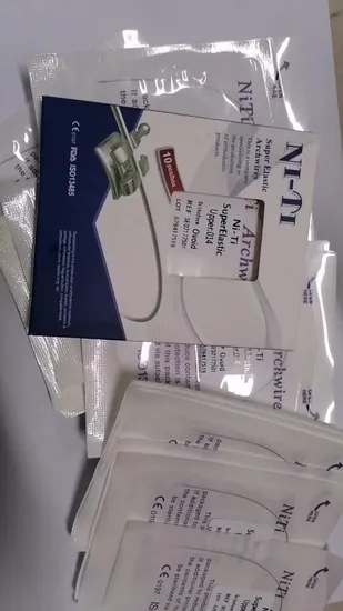 Zahnkieferorthopädie Runder kieferorthopädischer Bogendraht aus Edelstahl