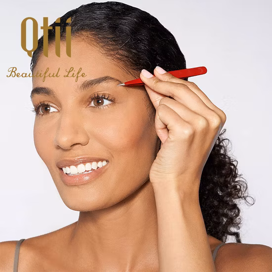 Farblich sortierte Edelstahlpinzette zum Entfernen von eingewachsenen Babys oder Babys