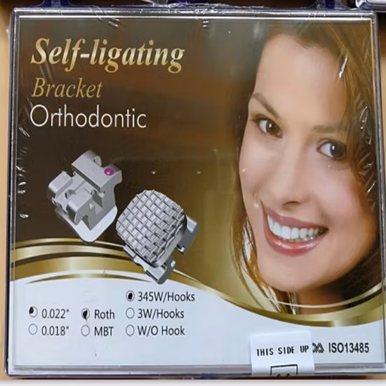 20 Stück Dentalmaterial, kieferorthopädische Klammern mit 8 Stück Zahnbukkalröhrchen-Set
