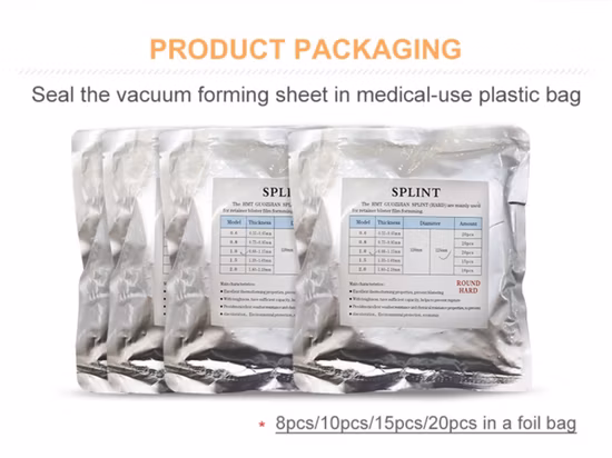 OEM Private Label kieferorthopädische Dental-Vakuumschienenblätter, transparente, unsichtbare PETG-Zahnausrichter für die Zahnausrichtung